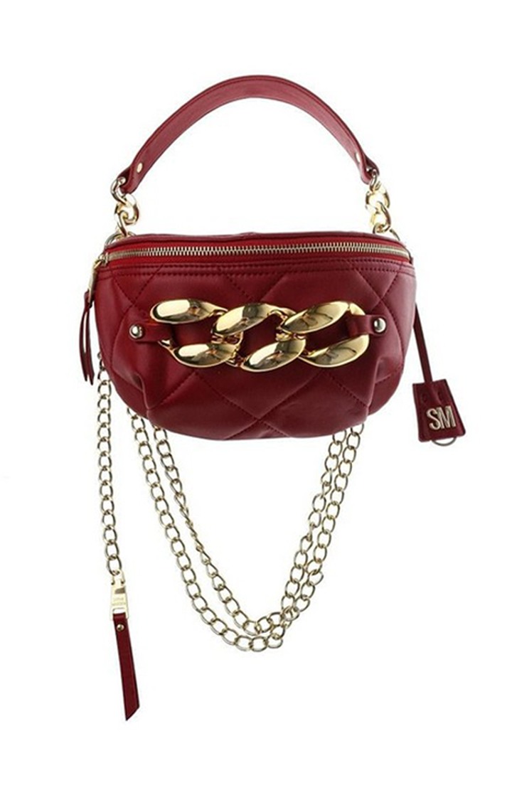Bquilted Red Handbags