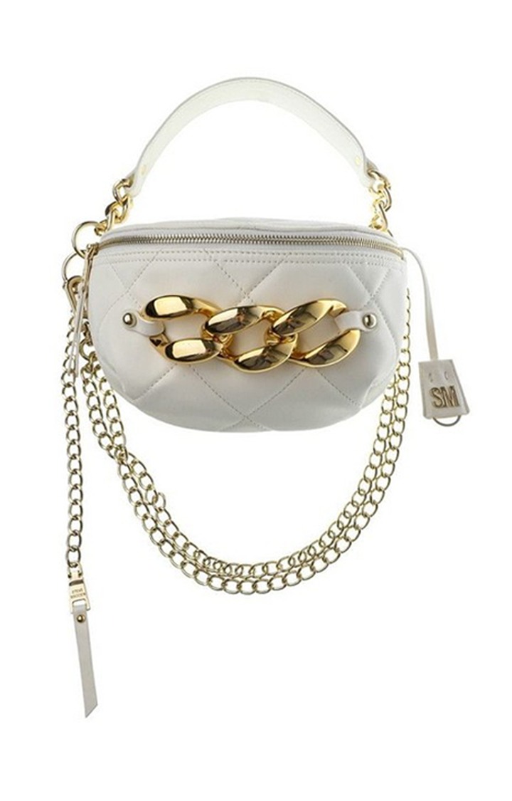 Bquilted White Handbags