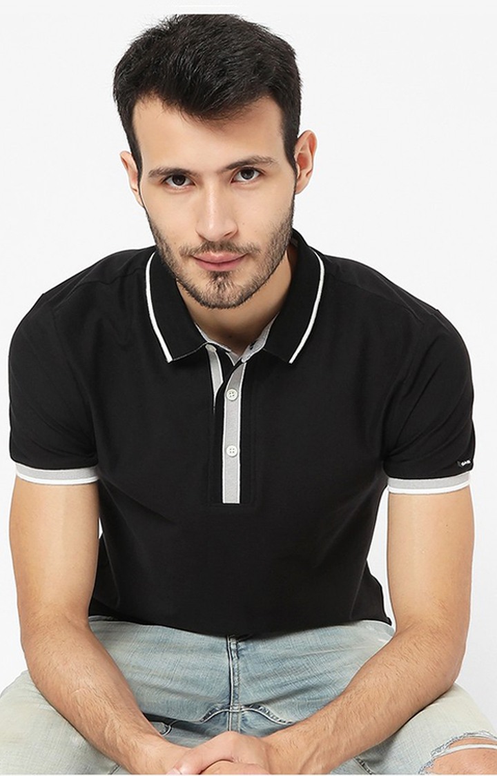 GAS | Slim Fit Polo T-shirt with Contrast Tipping