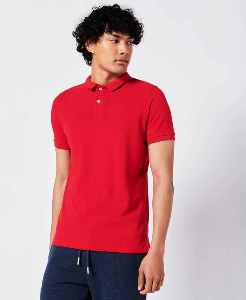 ORGANIC COTTON ESSENTIAL CLASSIC PIQUE POLO SHIRT
