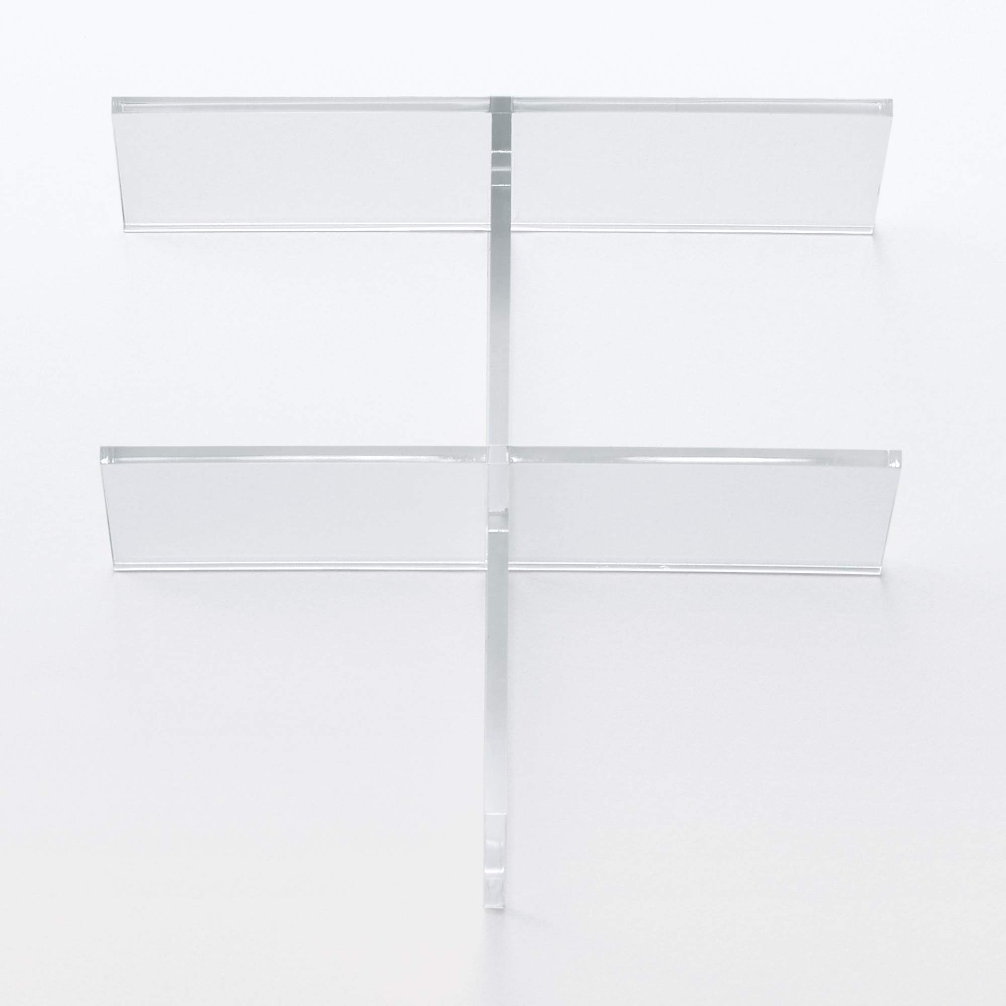 Stackable acrylic box partition 3