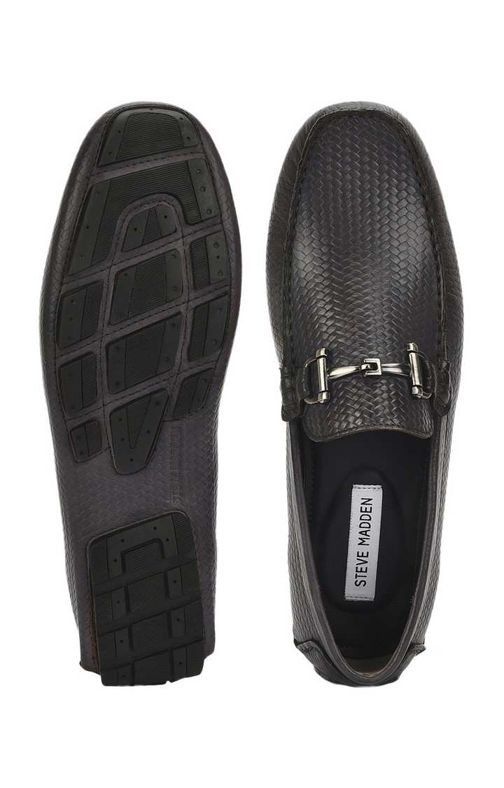 Sm-1174 Grey Driver Loafers