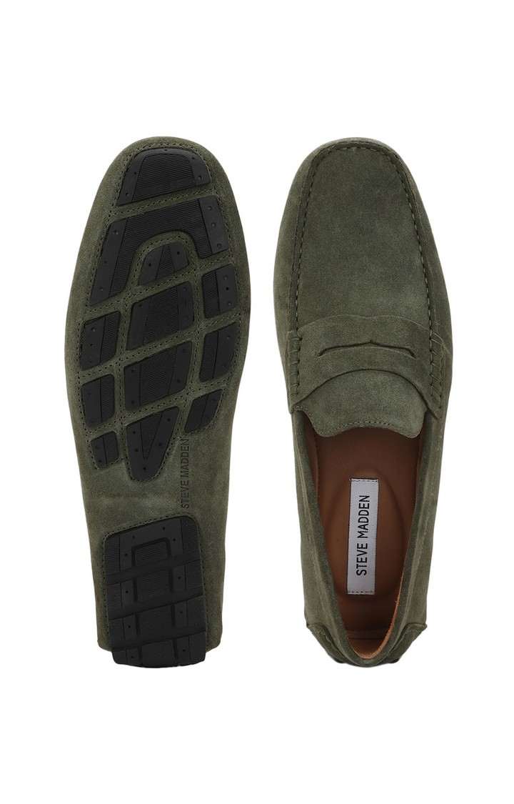 Sm-1182 Green Driver Loafers