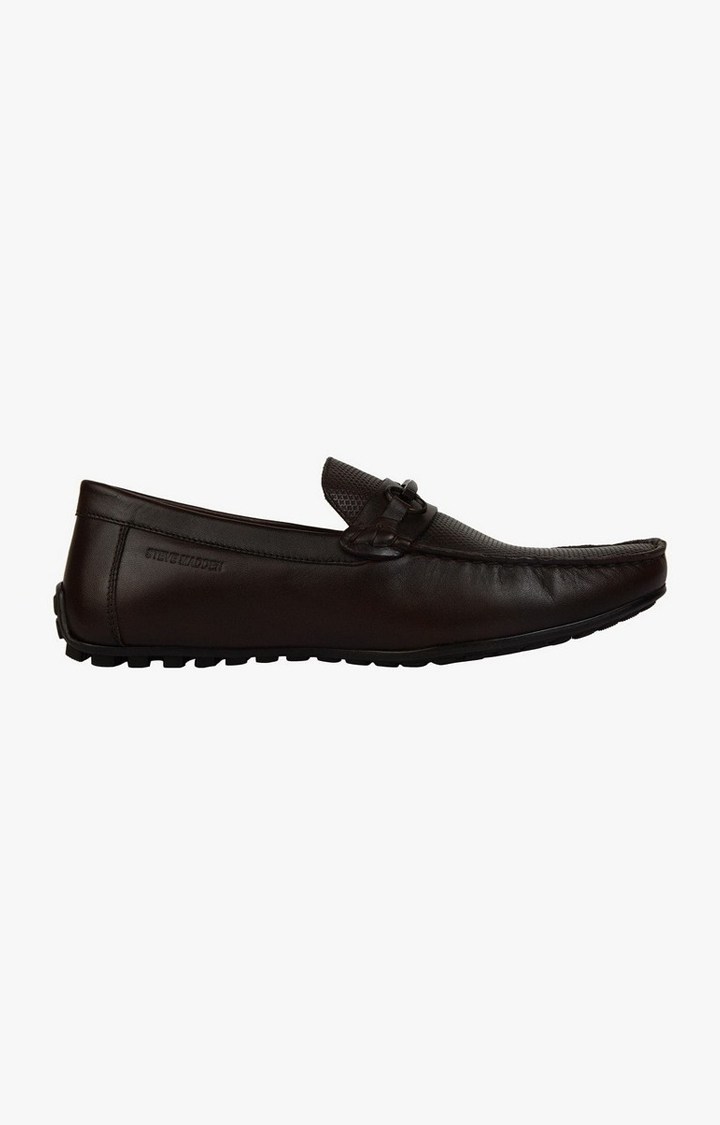Sm-1184 Brown Driver Loafers