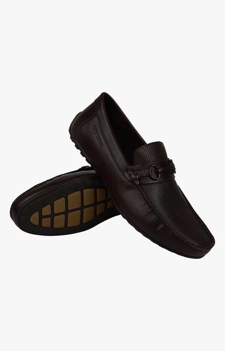 Sm-1184 Brown Driver Loafers