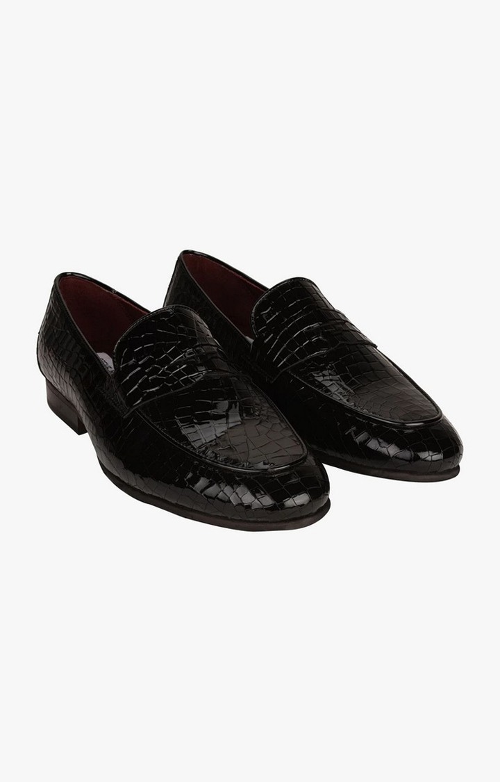 Sm-1194 Black Tie-Ups & Dress Loafers