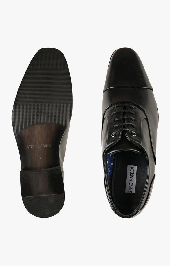 Sm-Joaquin-1 Black Tie-Ups & Dress Loafers