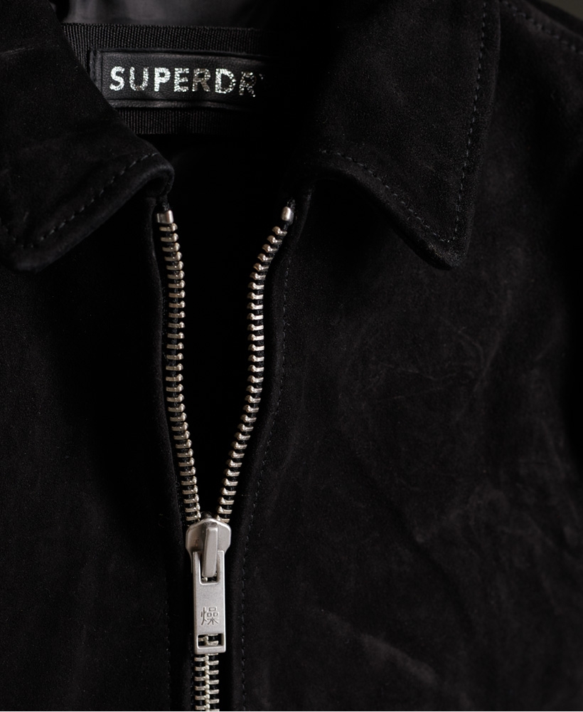 Superdry | CROPPED SUEDE HARRINGTON 0