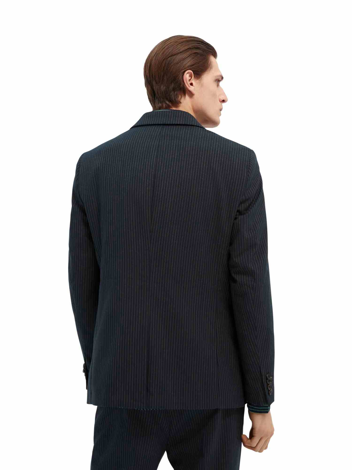 Classic single breasted yd blazer in recycled polyester