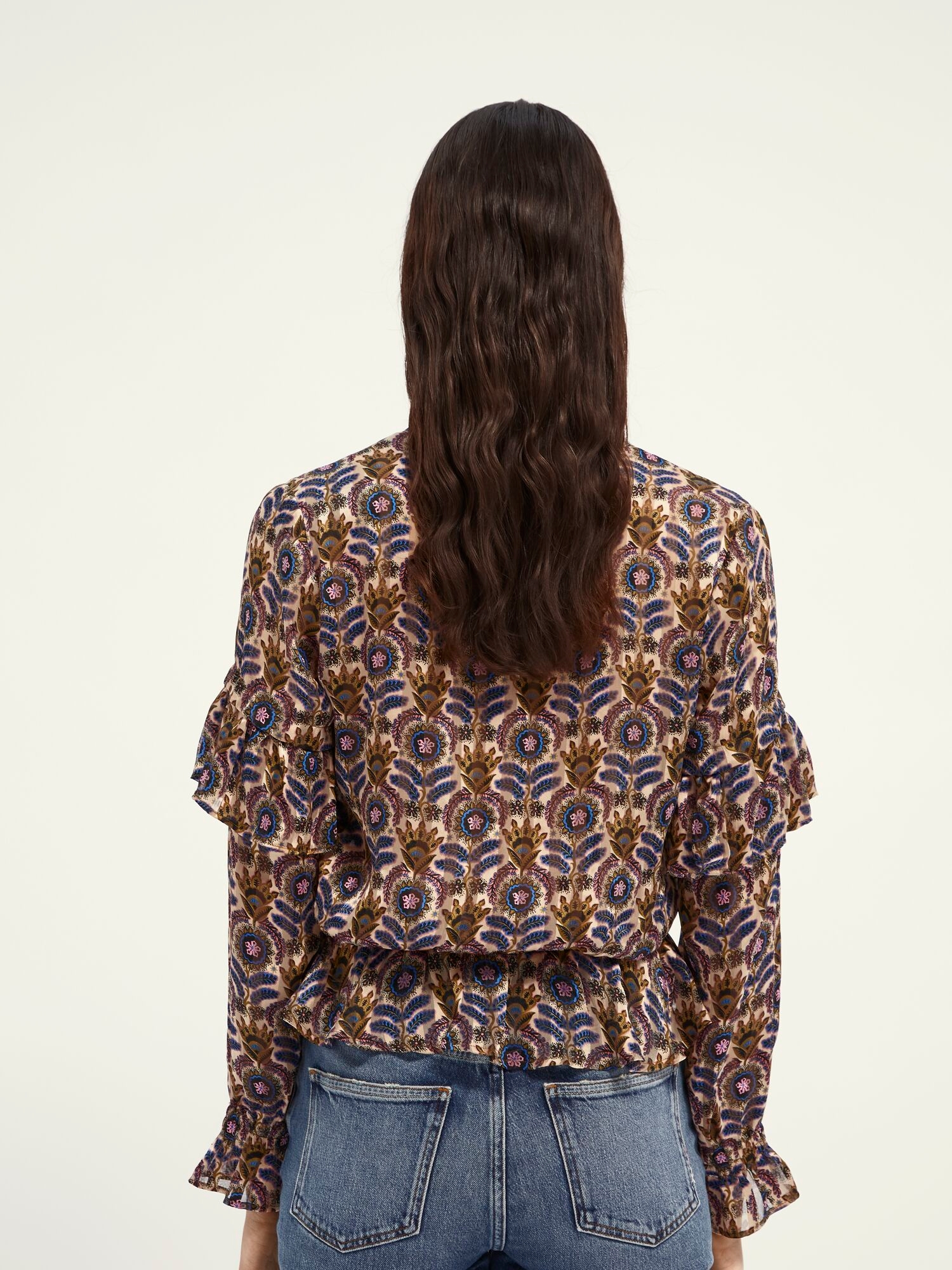 Scotch & Soda | Printed recycled Polyester top 3