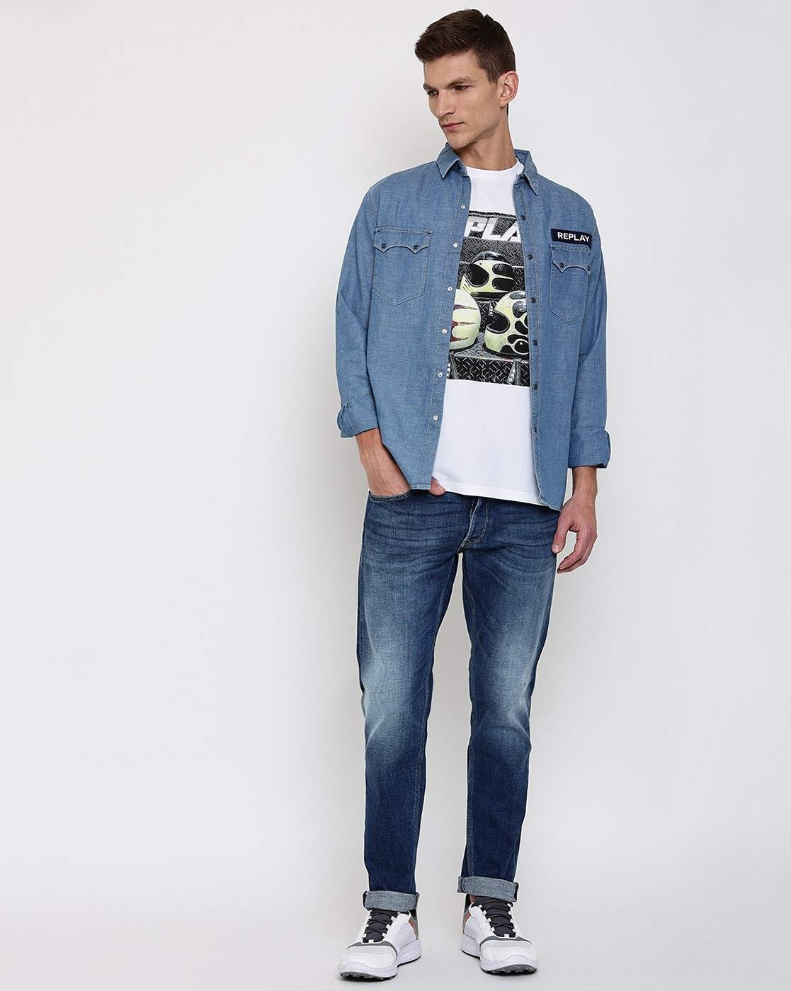 PANTS 11.5 OZ DEEP BLUE INDIGO STRETCH D