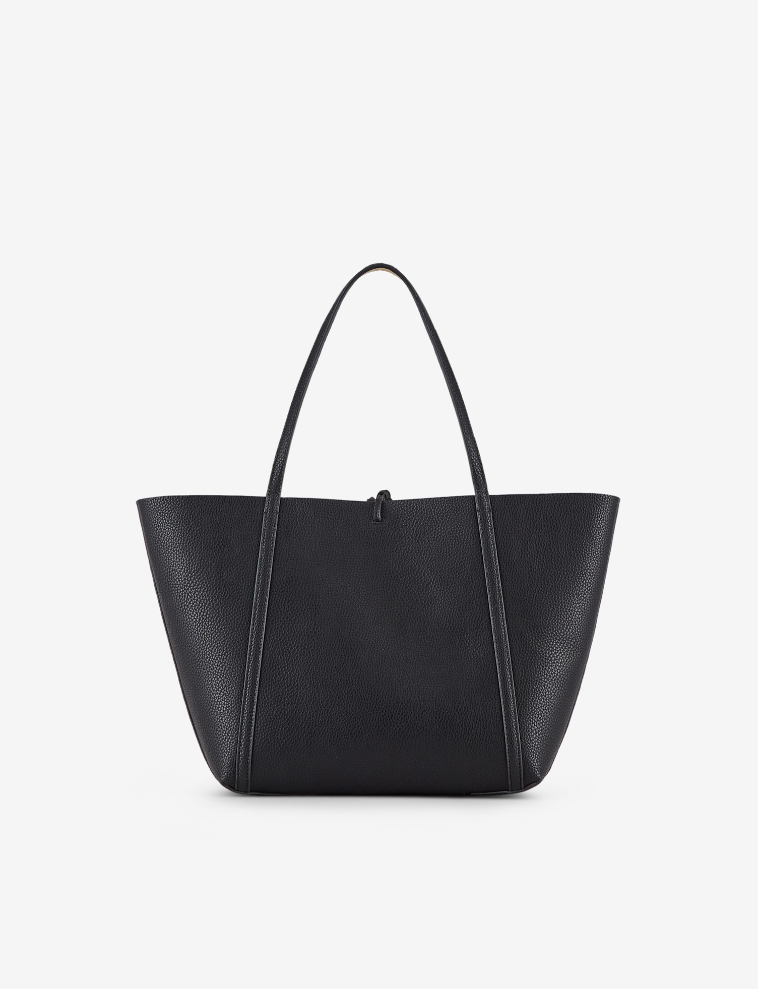 Shopper bag with all-over monogram | EMPORIO ARMANI Woman