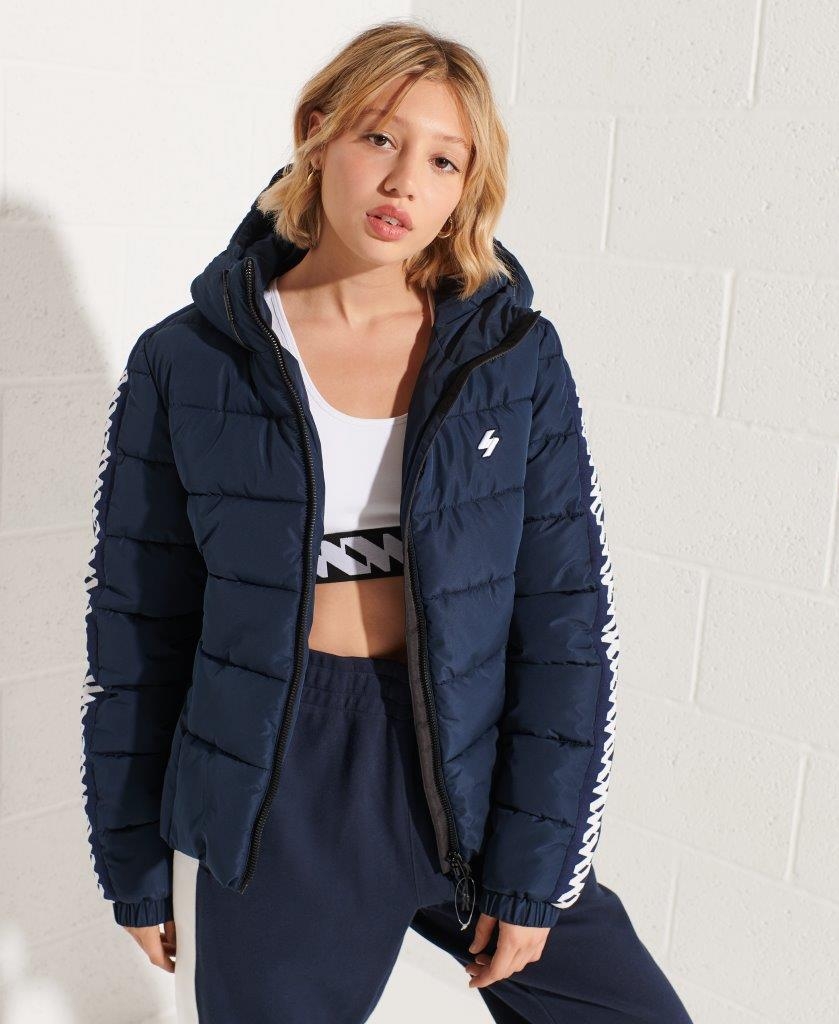 Superdry | Hooded Spirit Taped Puffer 6