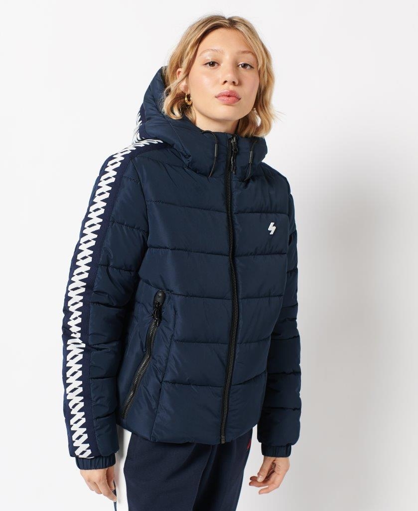 Superdry | Hooded Spirit Taped Puffer 1