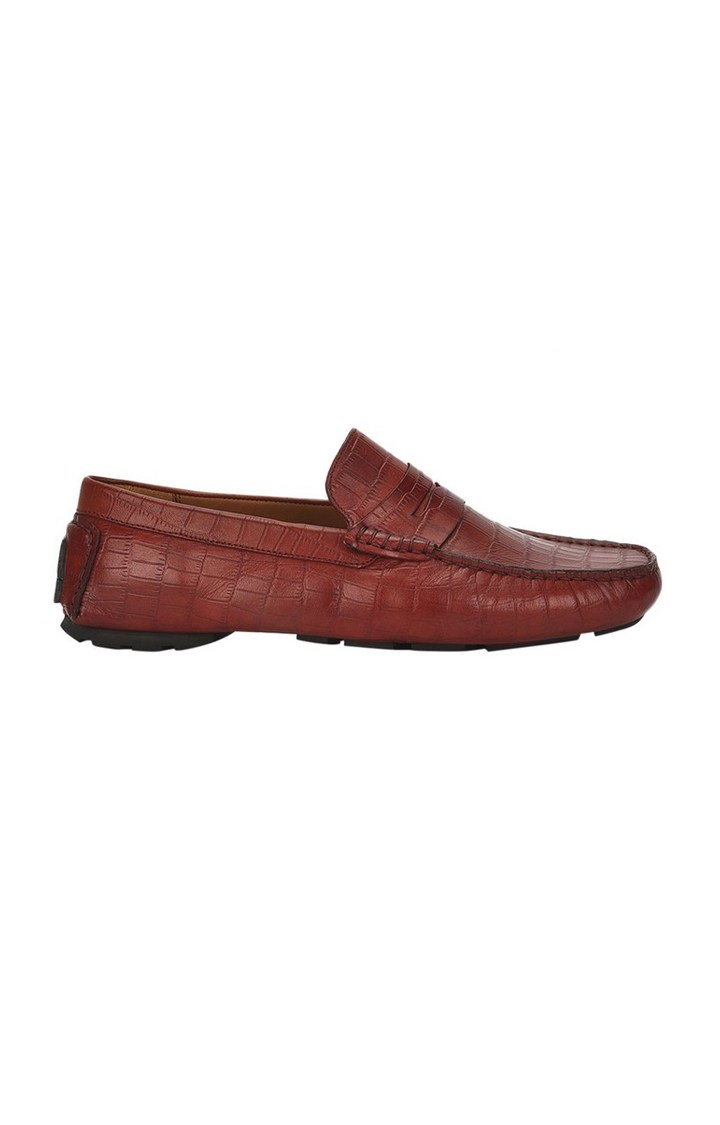 Sm-1227 Brown Driver Loafers