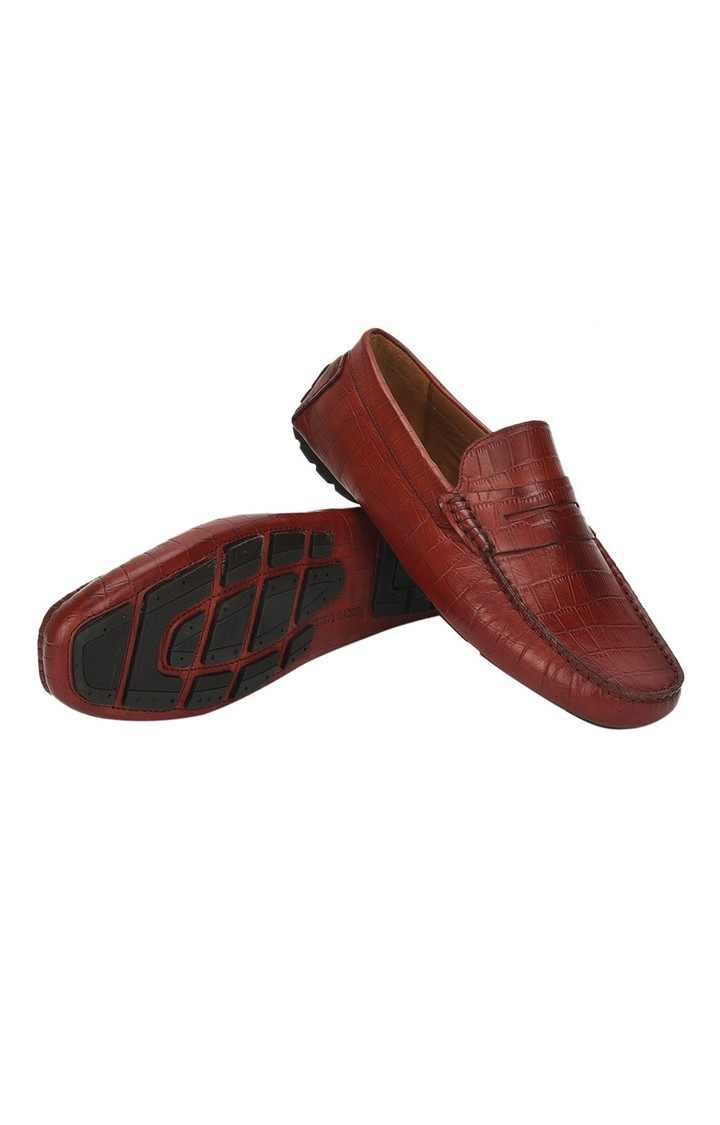 Sm-1227 Brown Driver Loafers