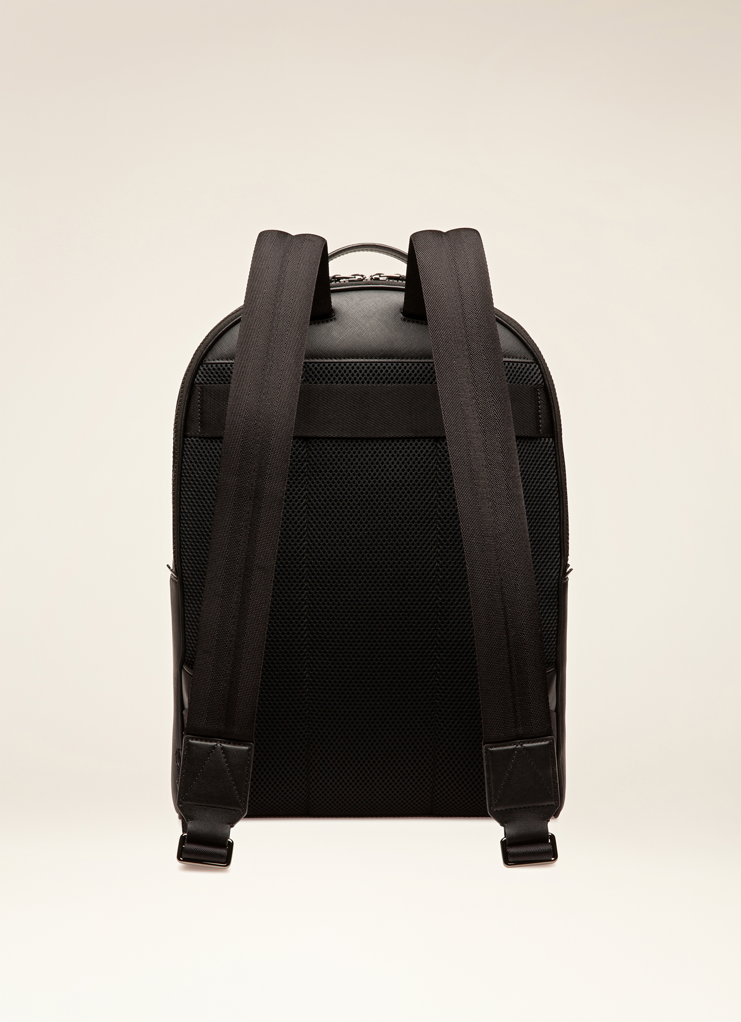 Mavrick Recycled Leather Backpack In Black