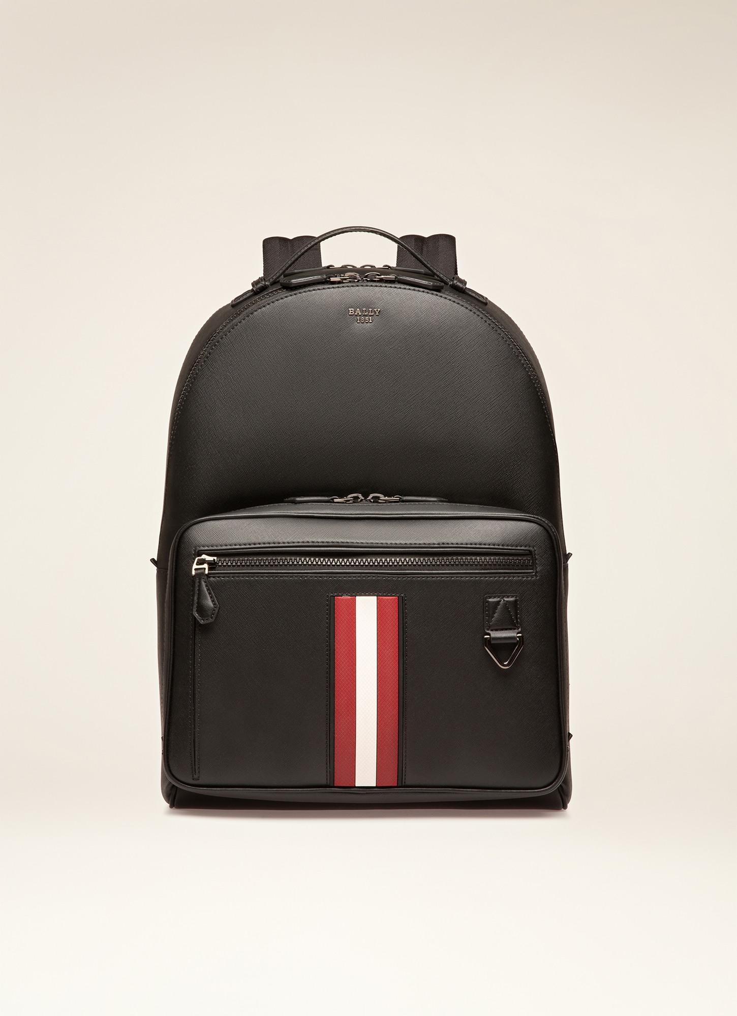 Mavrick Recycled Leather Backpack In Black