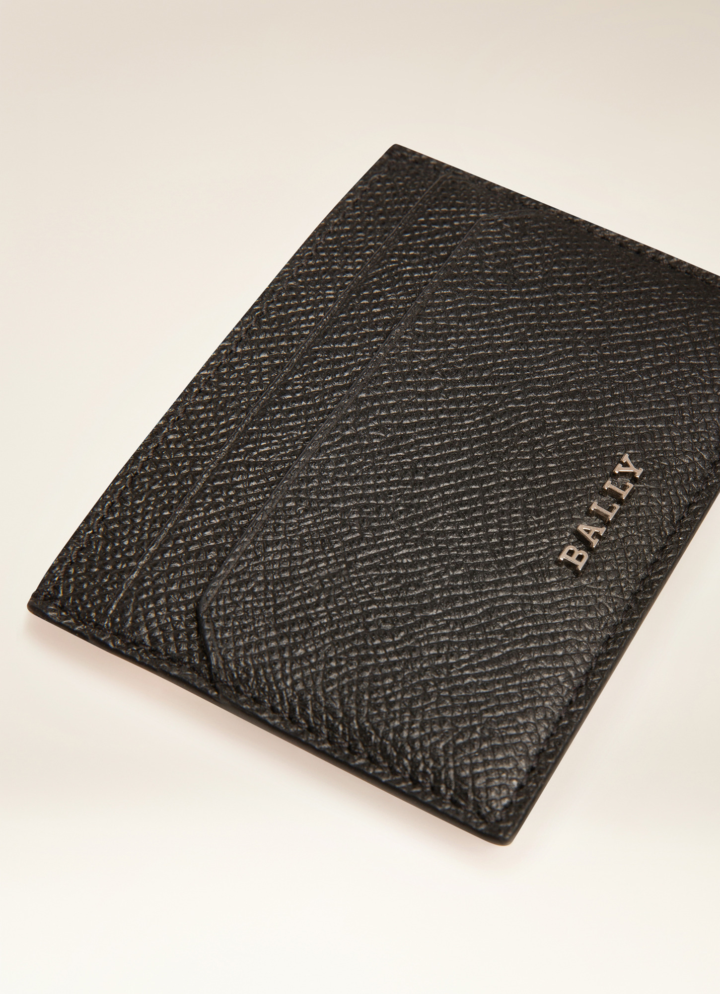 Bhar Leather Card Holder In Black