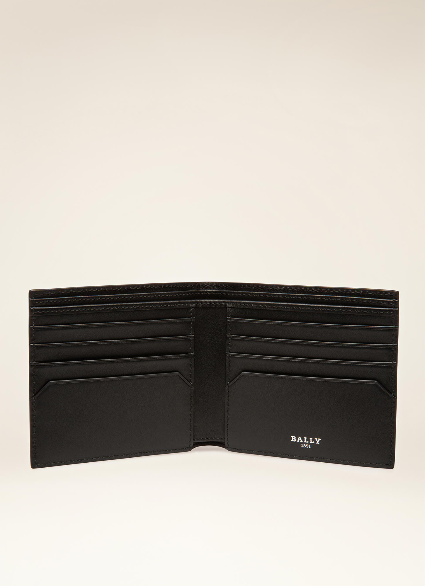 Brasai Recycled Leather Wallet In Black