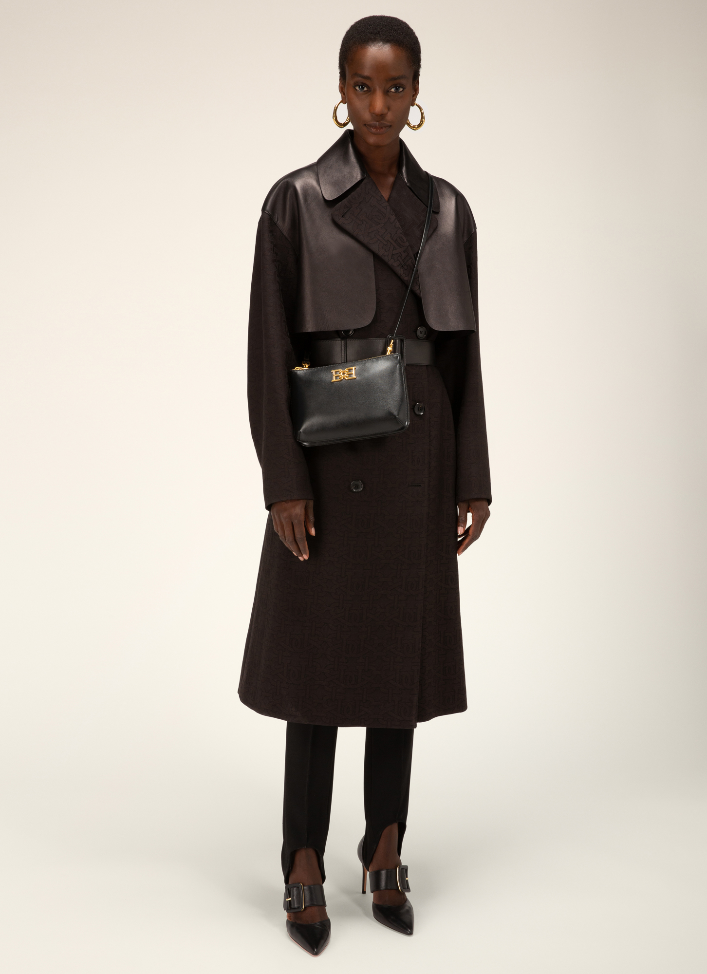 Brinley Black Leather Minibag