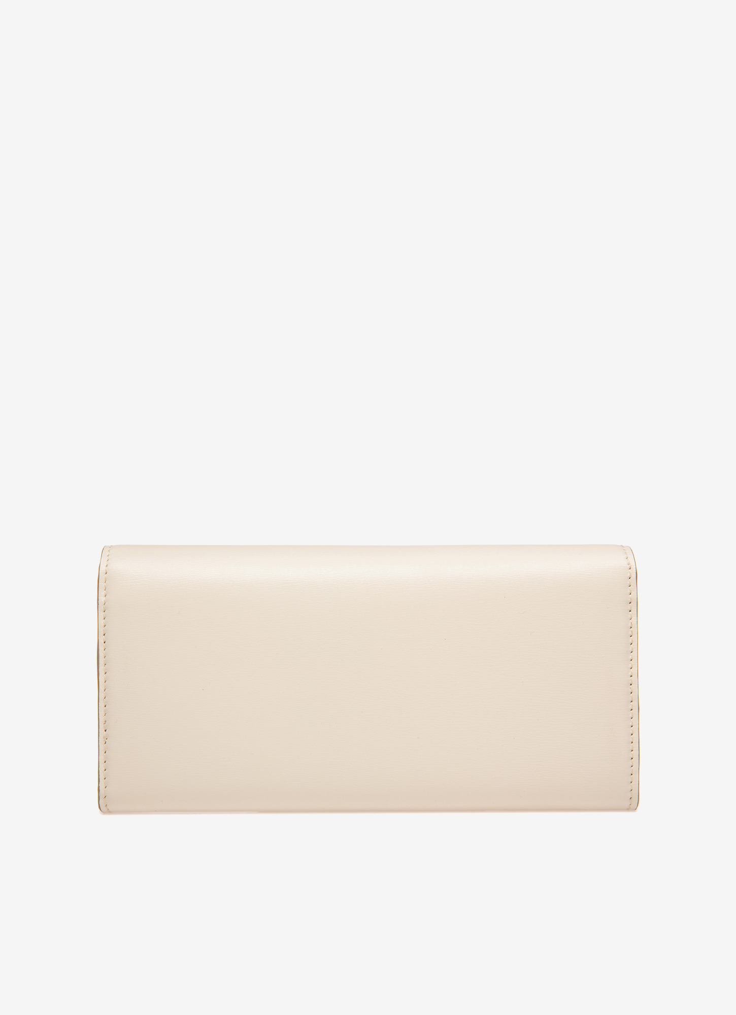 Linney Leather Continental Wallet In Bone