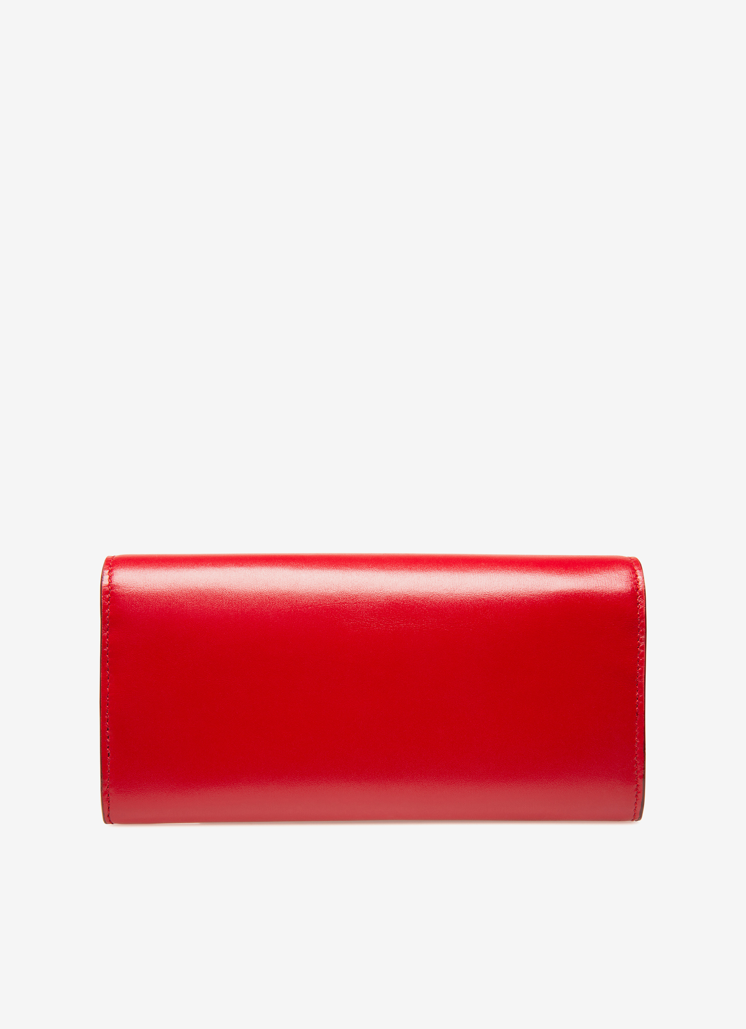 Linney Leather Continental Wallet In Red