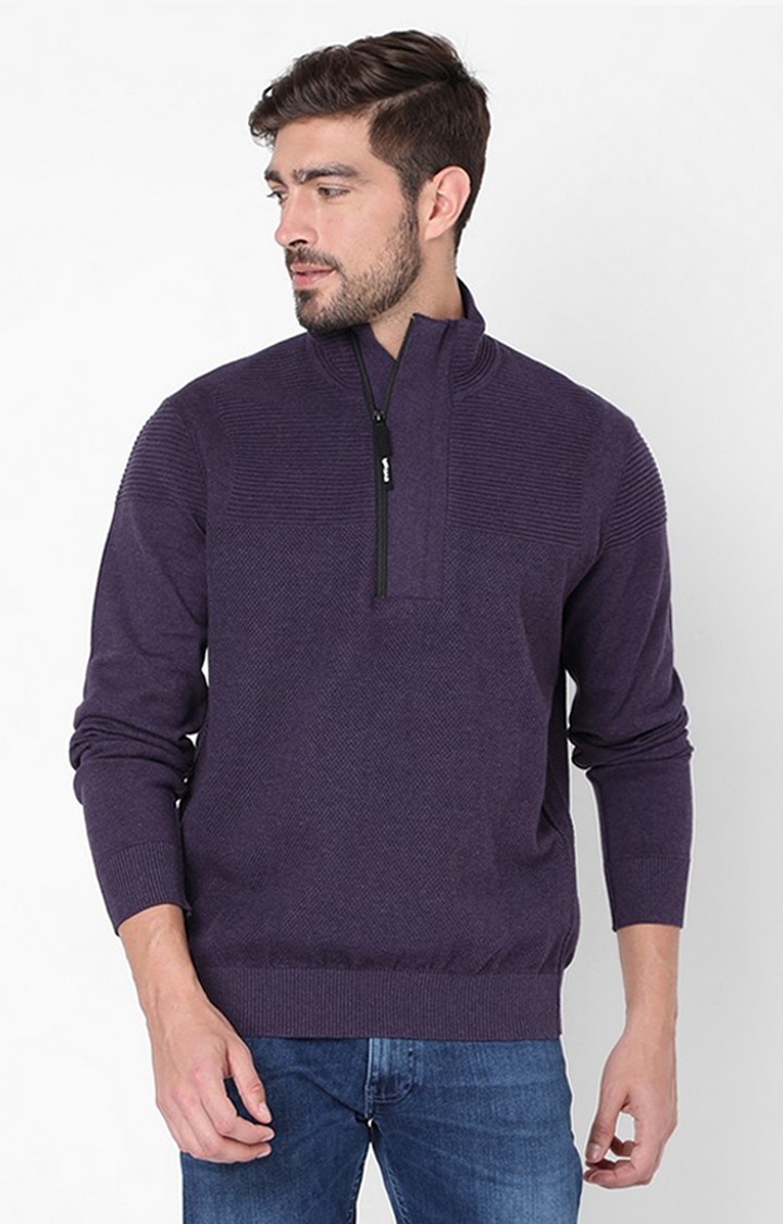 GAS | Men's Robiin 1/4 Zip In Slim Knitwear