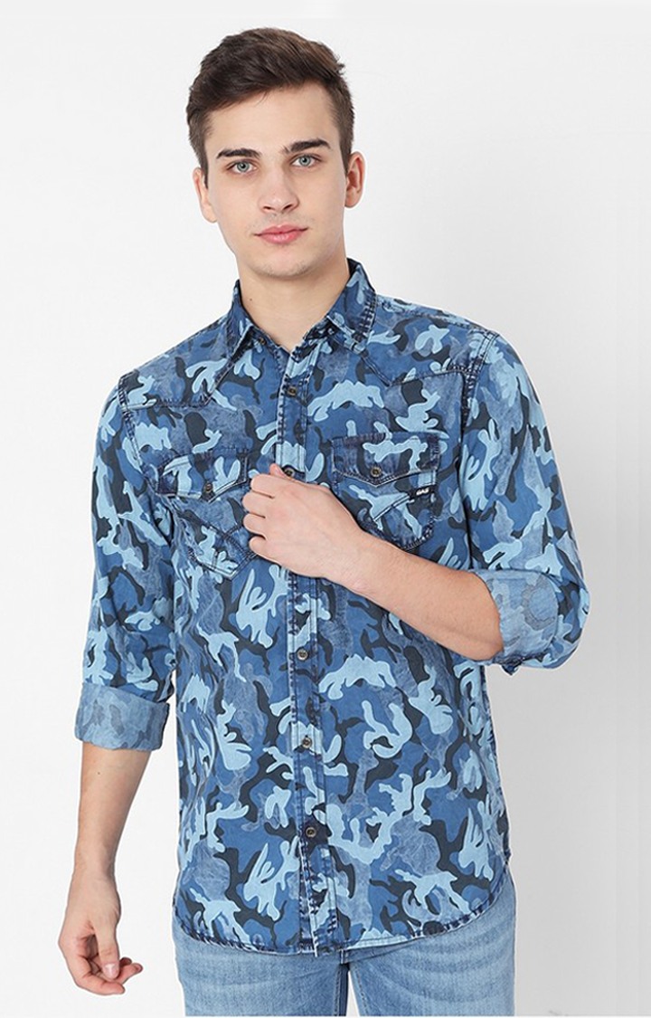 GAS | Kant Printed Slim Fit Shirt