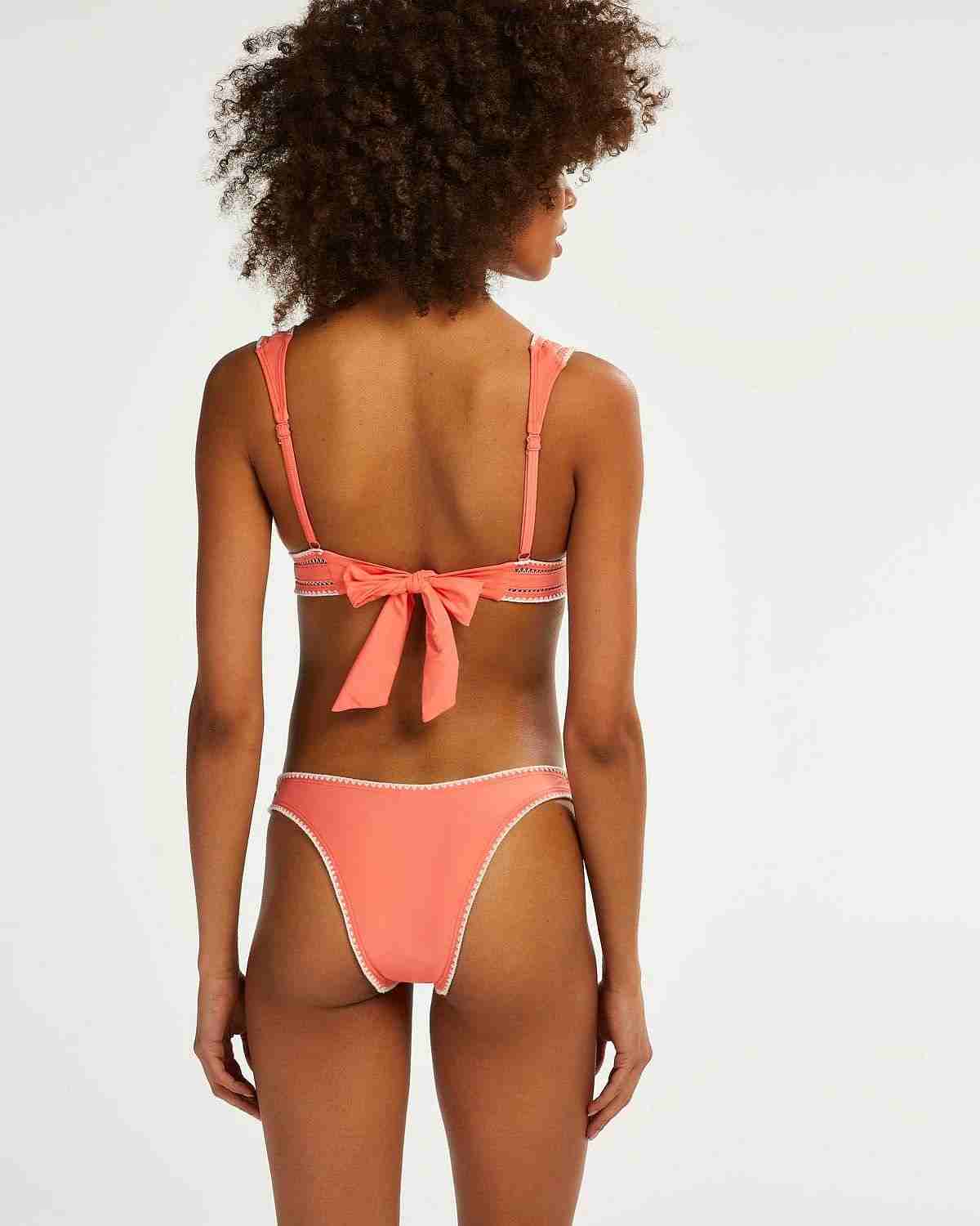 Maya high-cut brazilian bikini bottoms