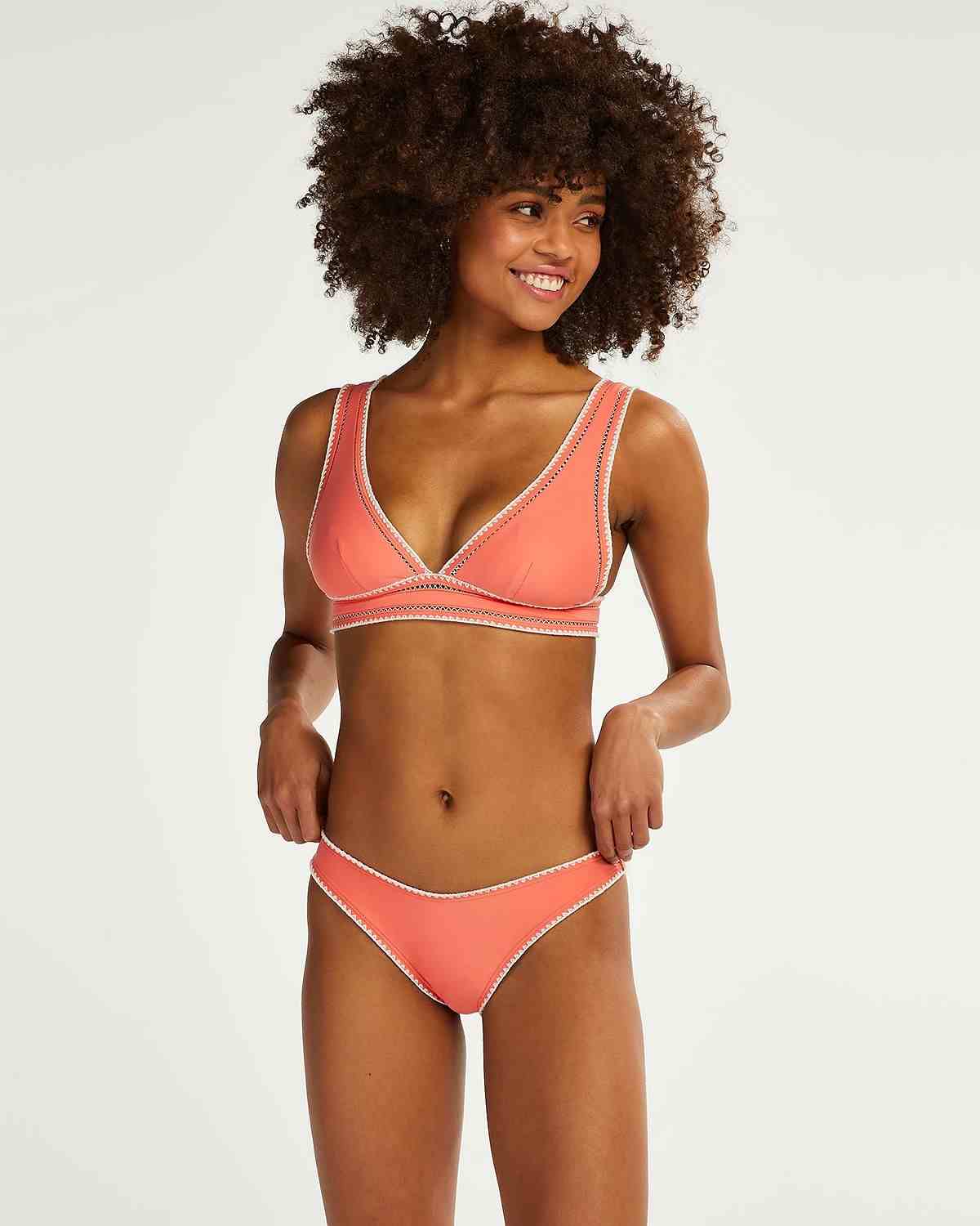 Maya high-cut brazilian bikini bottoms