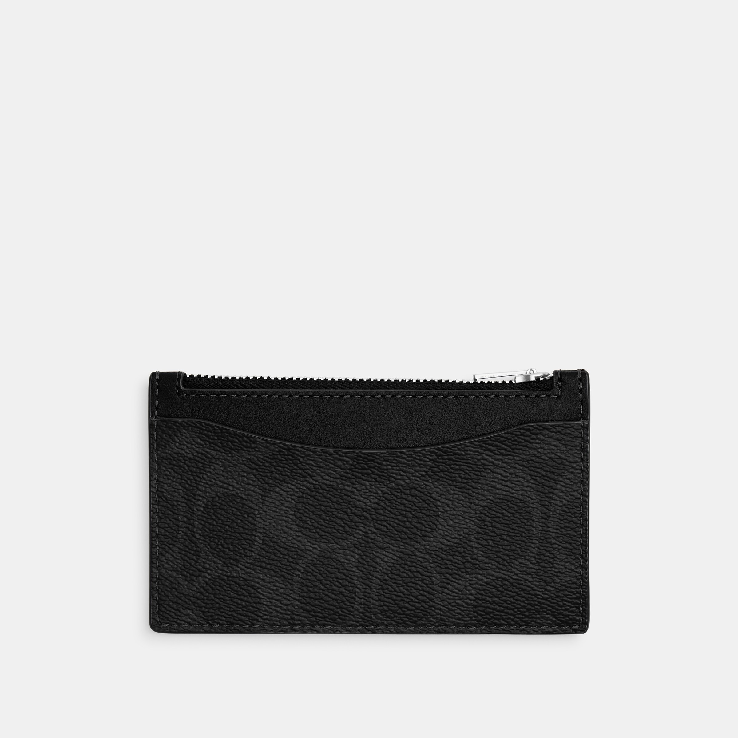 Zip Card Case In Signature