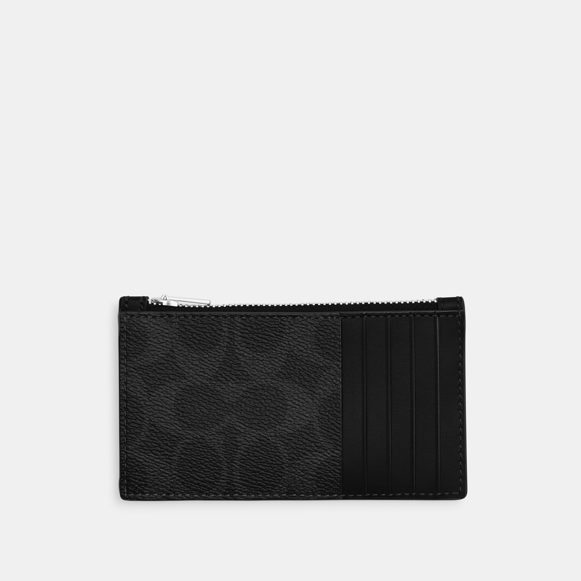 Zip Card Case In Signature
