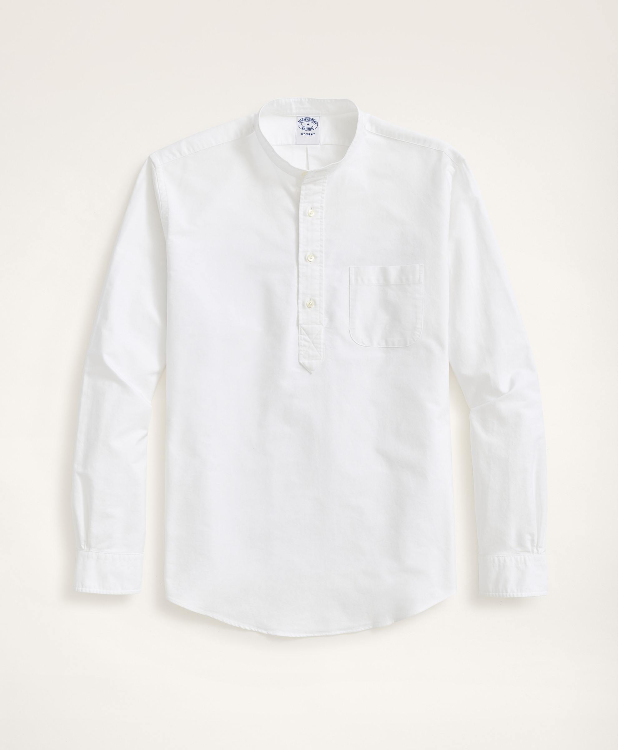 Brooks Brothers | Regent Regular-Fit Stretch Cotton Oxford Popover Shirt