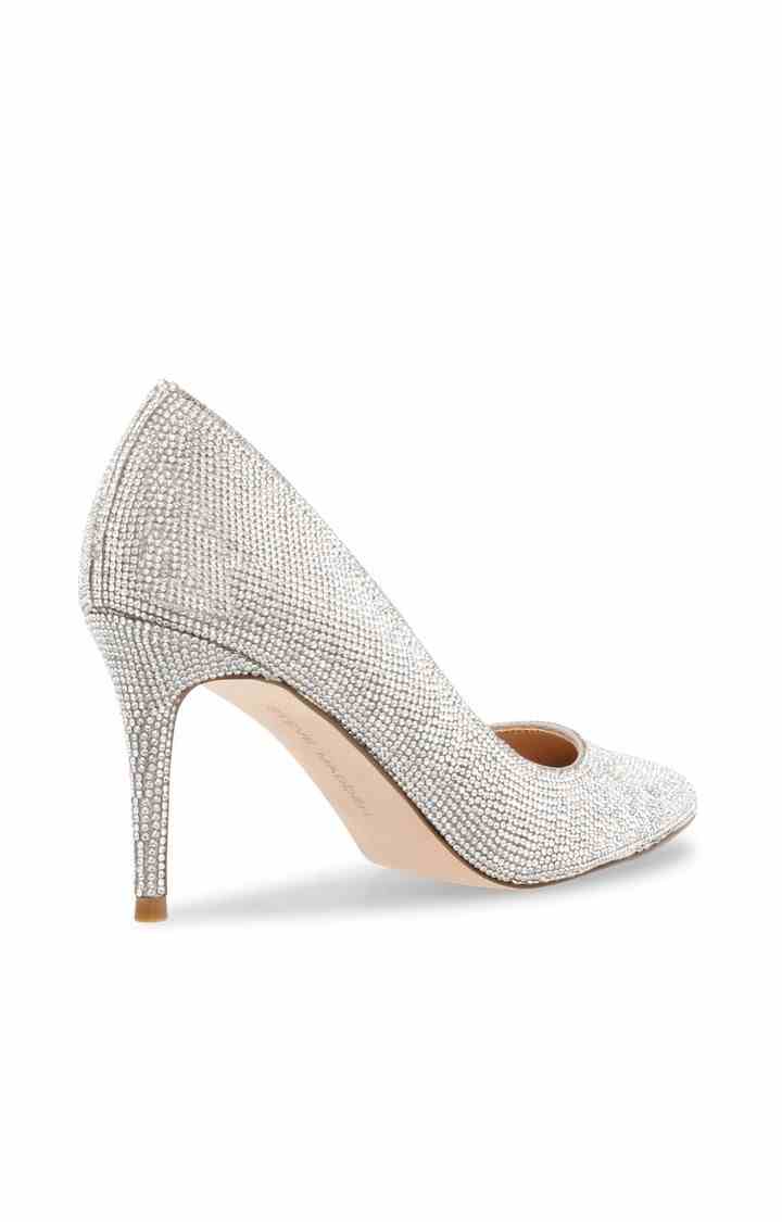 Lillie-R Silver Pumps