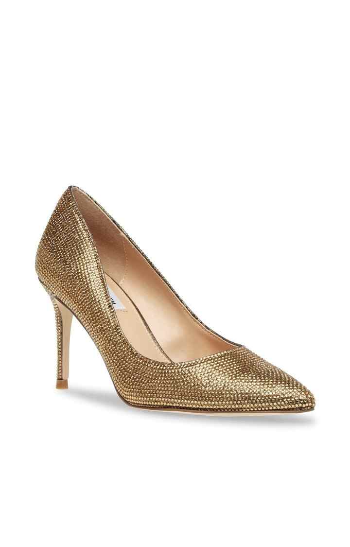 Lillie-R Gold Pumps