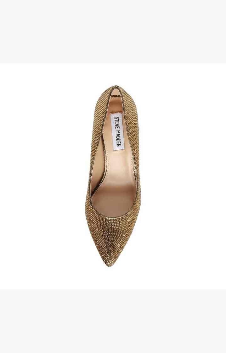 Lillie-R Gold Pumps