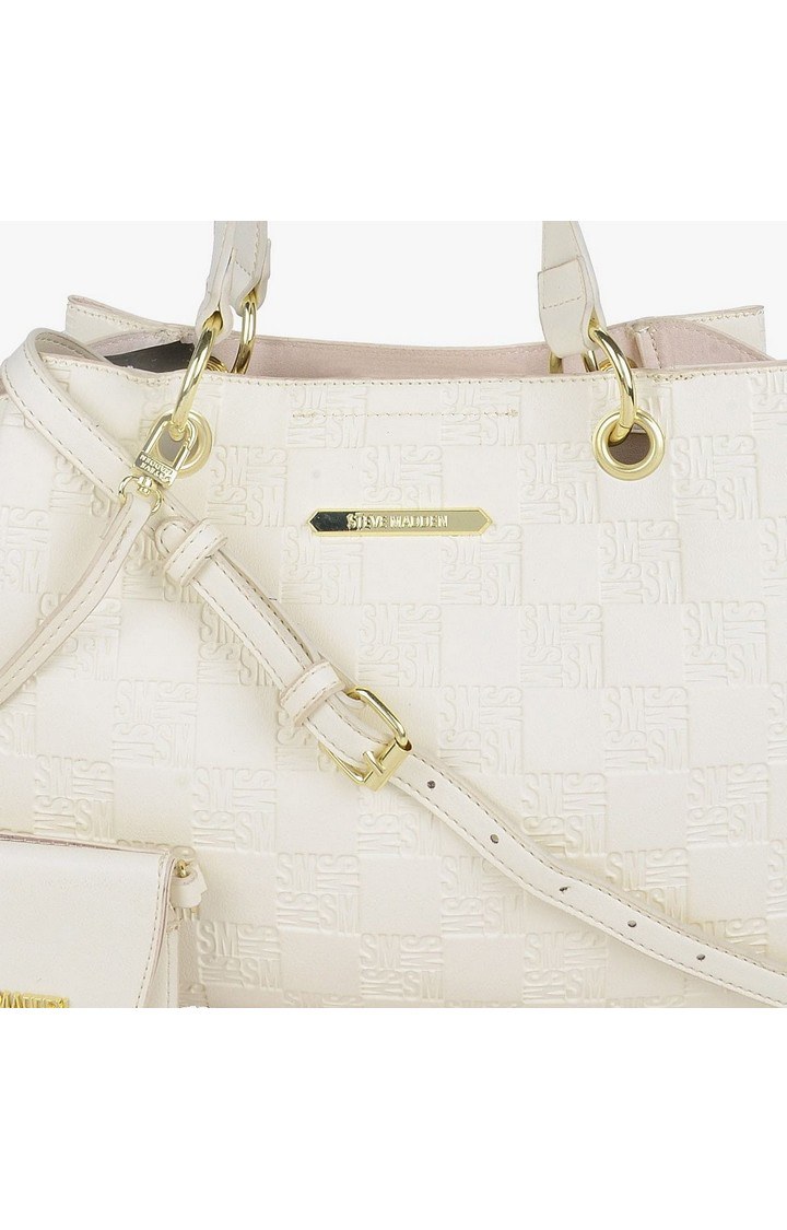 Bmaze White Handbags