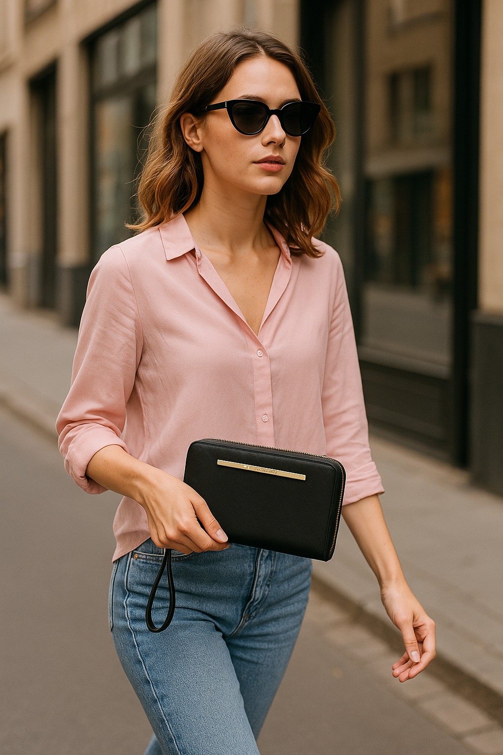 Bzippy Black Handbags