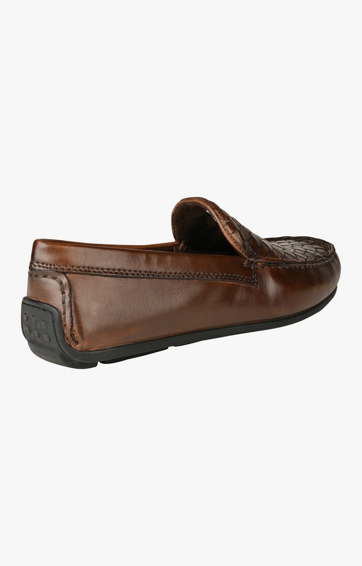 Samooth Brown Driver Loafers