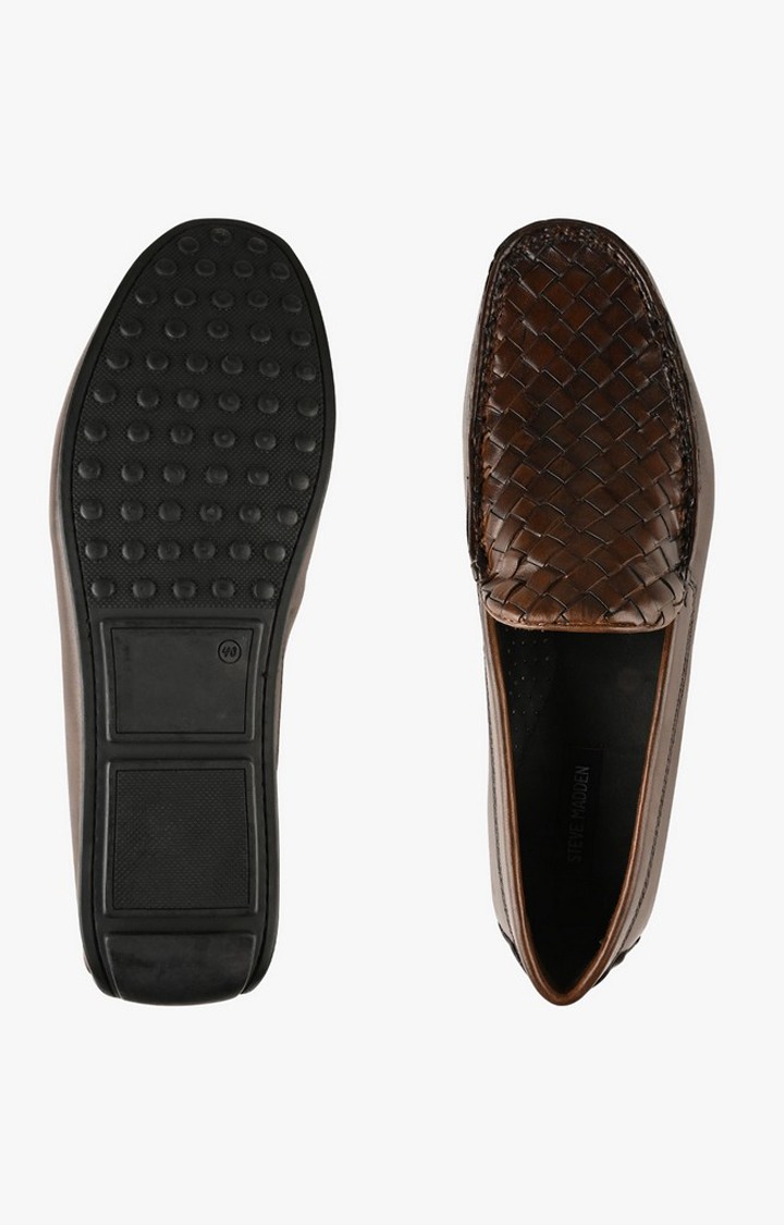 Samooth Brown Driver Loafers