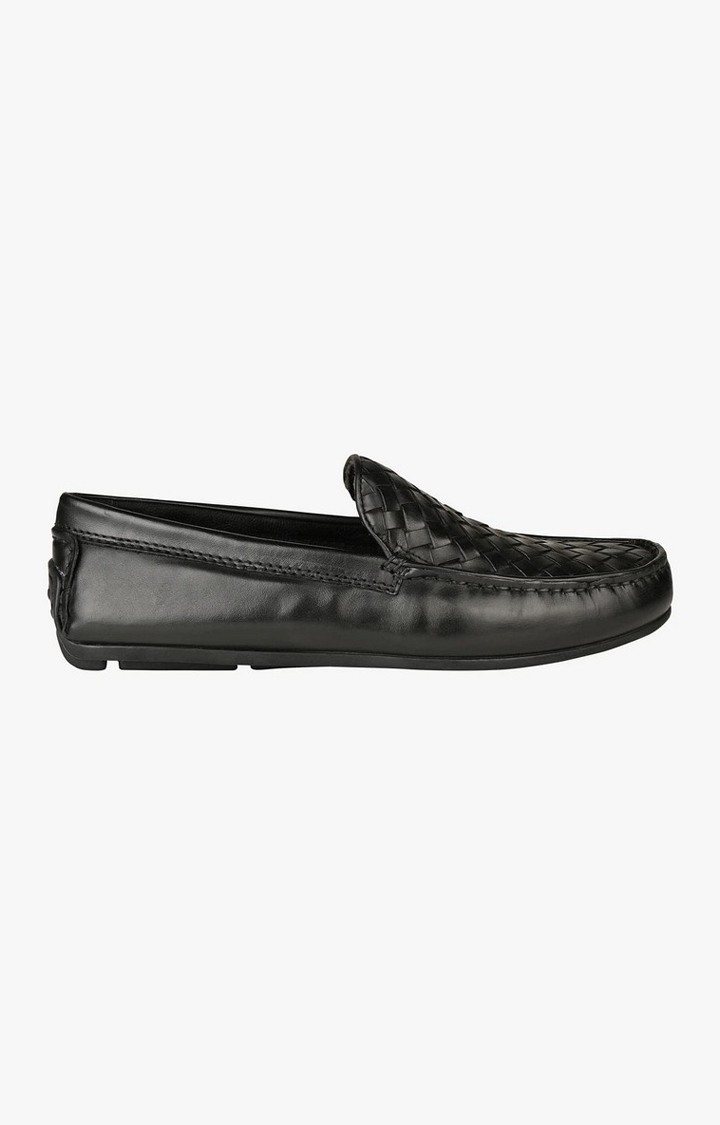 Samooth Black Driver Loafers