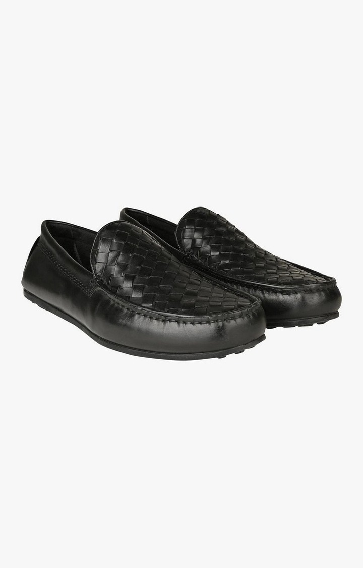 Samooth Black Driver Loafers