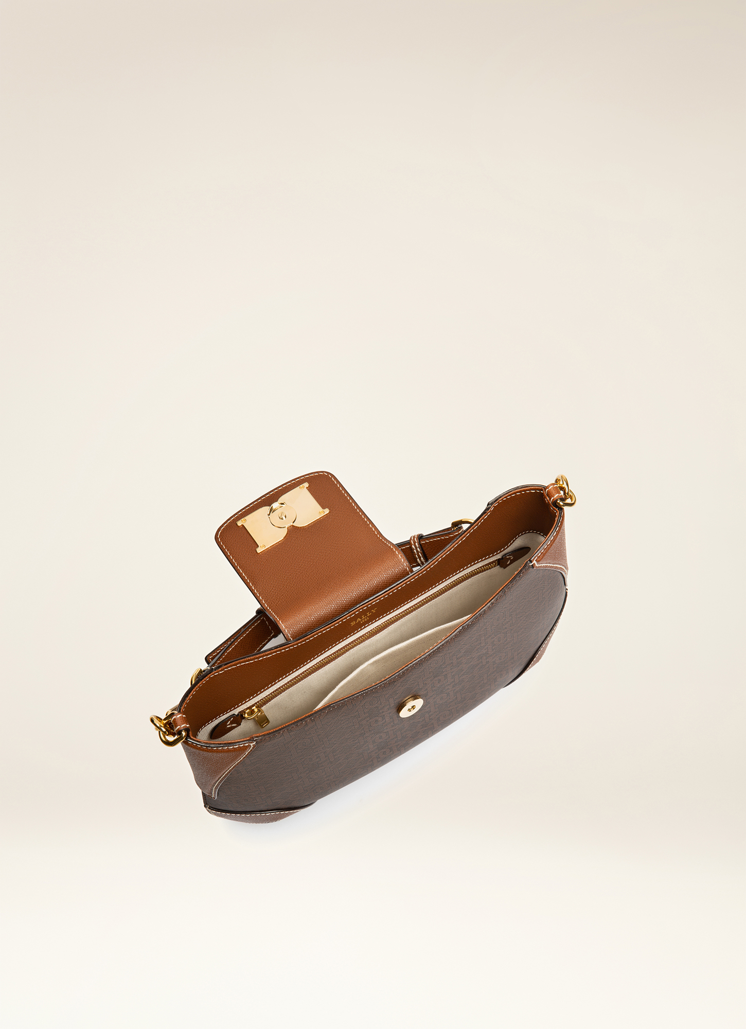 Breanne Tpu Shoulder Bag In Brown