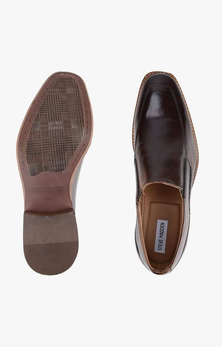P-Garden Brown Driver Loafers