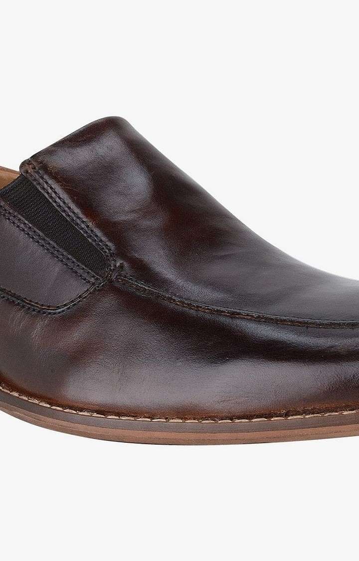 P-Garden Brown Driver Loafers