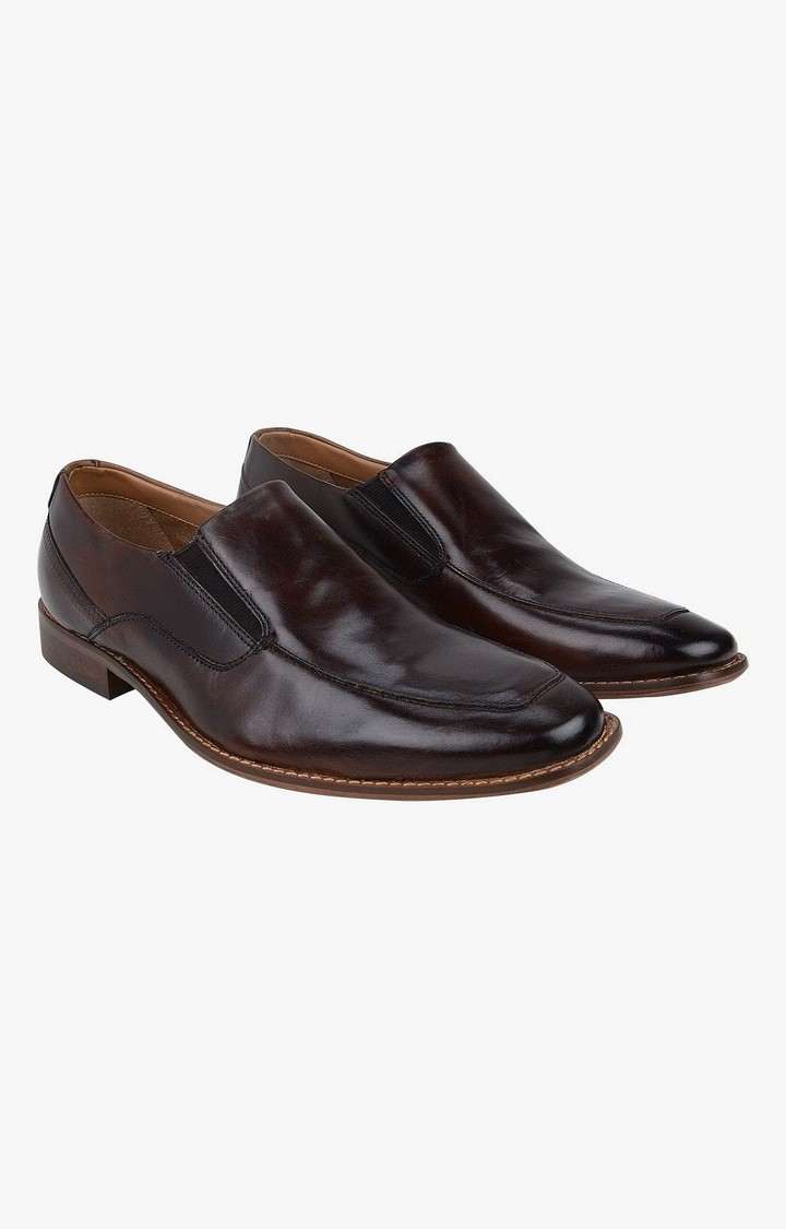 P-Garden Brown Driver Loafers