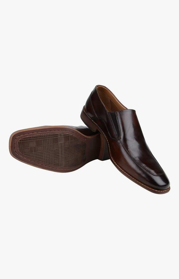 P-Garden Brown Driver Loafers
