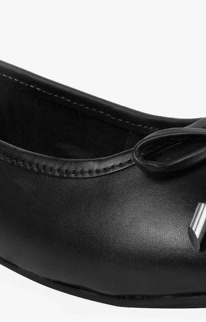 Sm-1296 Black Closed Flats & Ballerinas