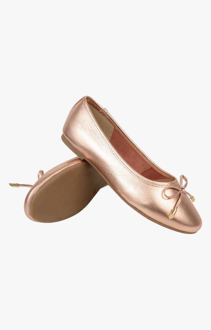 Sm-1296 Pink Closed Flats & Ballerinas